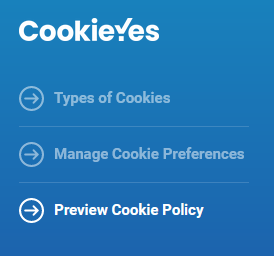 Cookie Policy Generator画面2